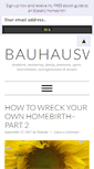 Mobile Screenshot of bauhauswife.com